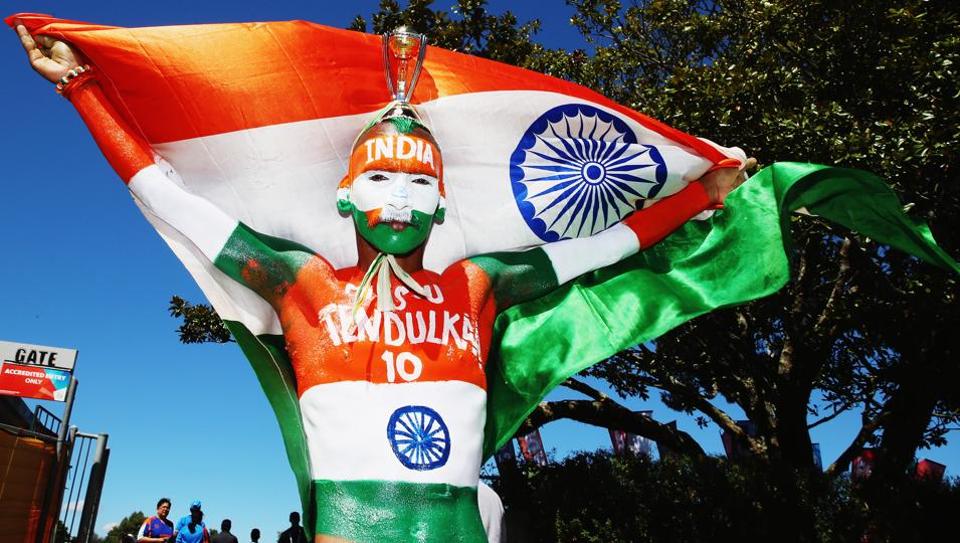 Sudhir Kumar Gautam shows his support for India