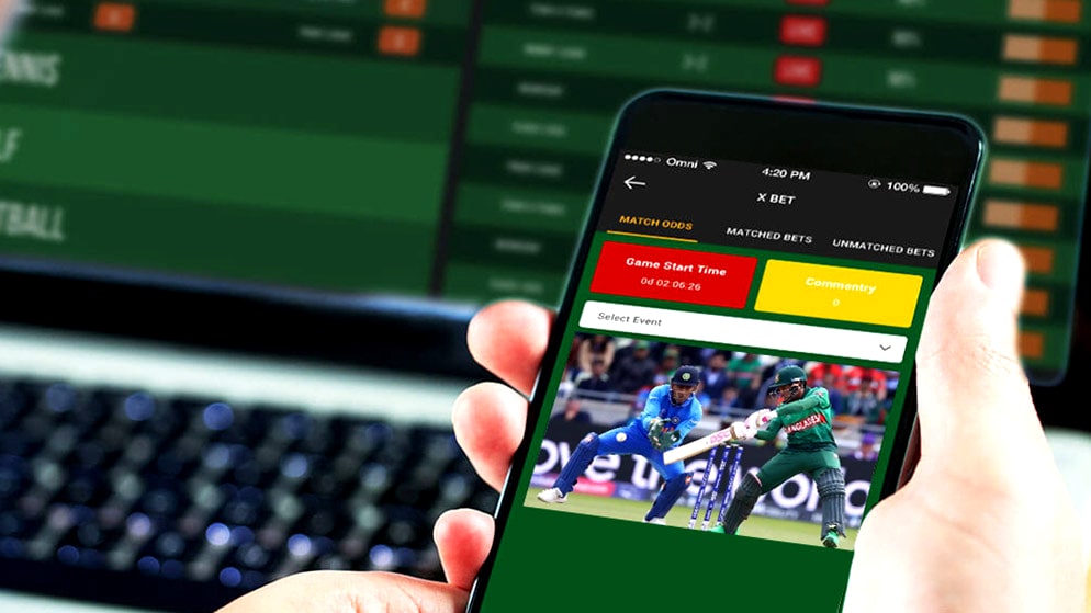 cricket betting mobile app.
