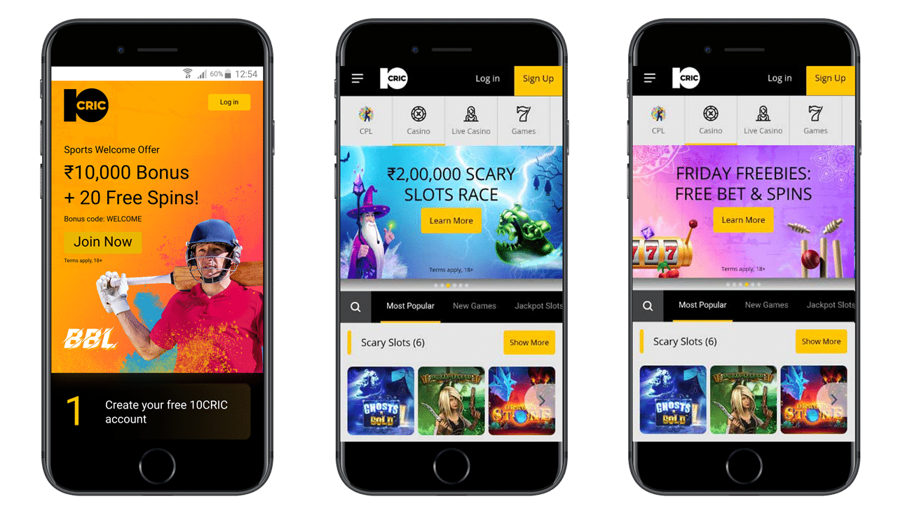 10 cric mobile betting app